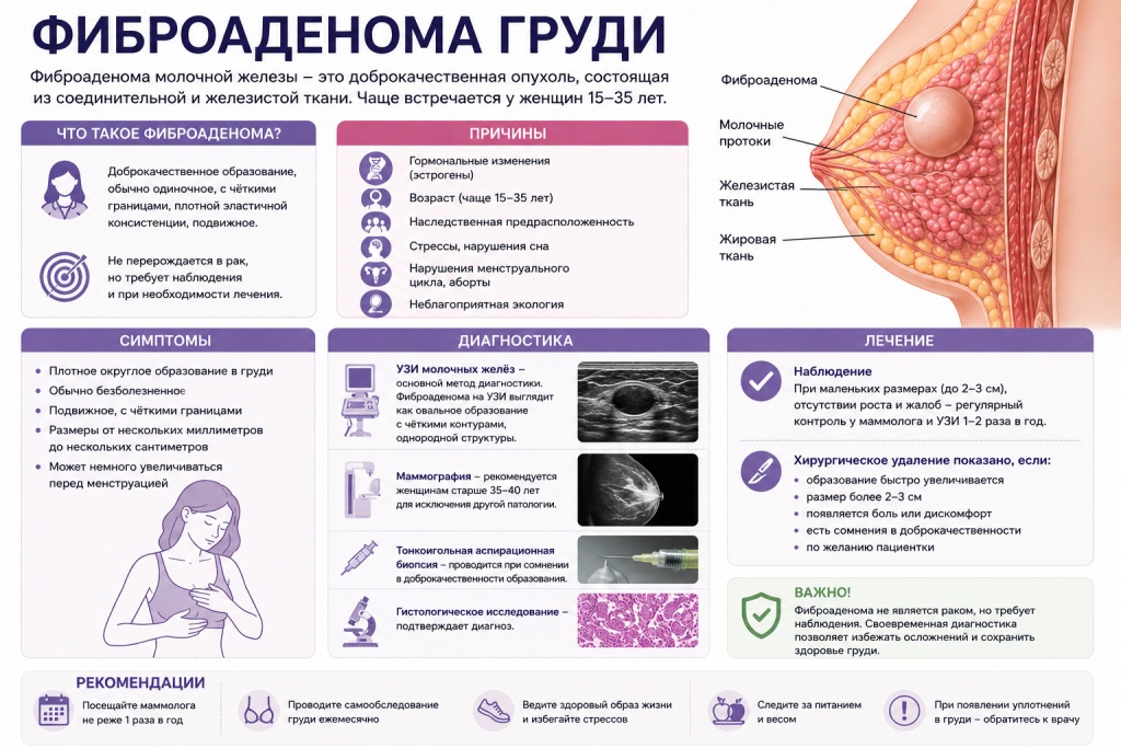 Фиброаденома груди